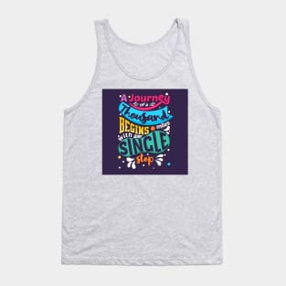 Thousand miles single step Tank Top